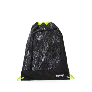 Sportovní pytel Ergobag - Black reflexní 2023